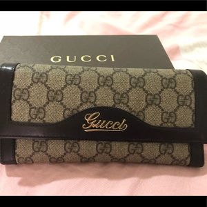 100% Authentic GUCCI long wallet